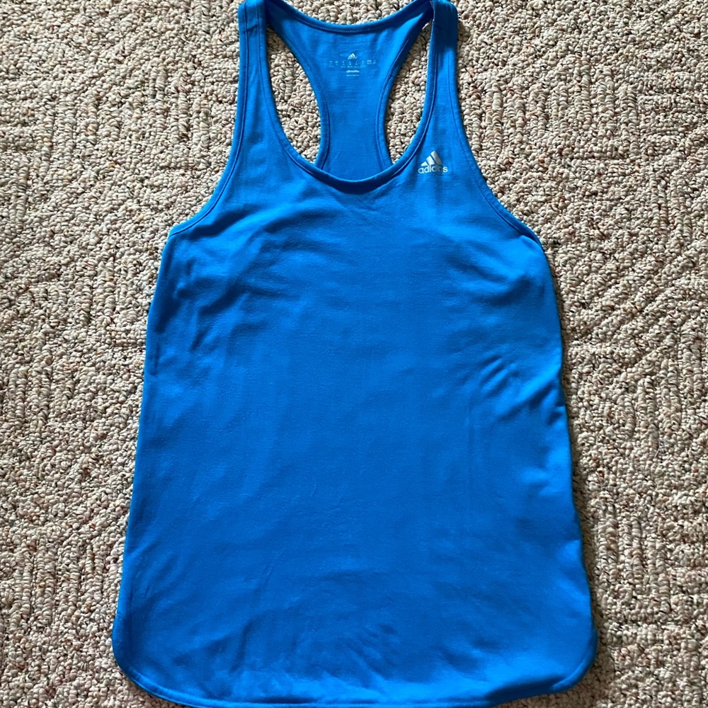 Adidas blue tank top. Women’s medium